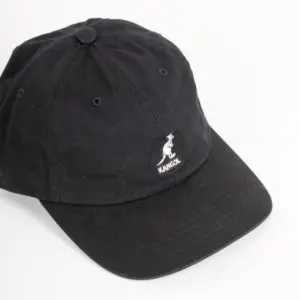 Kangol Washed Baseball Dad Cap Schwarz