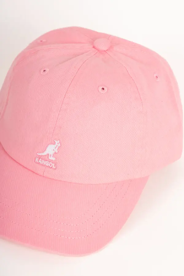 Kangol Washed Baseball Dad Cap Pepto-Pink