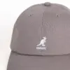 Kangol Washed Baseball Dad Cap Mattgrau