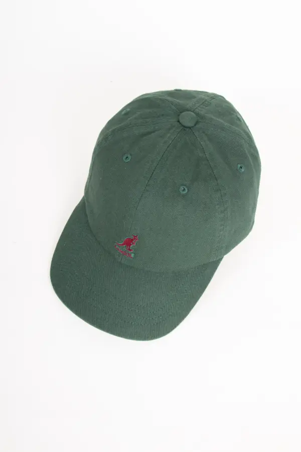 Kangol Washed Baseball Dad Cap Algengrün