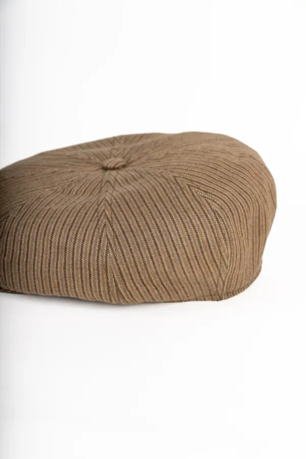 Stetson 8-Panel Cap Cotton/Linen Stripe