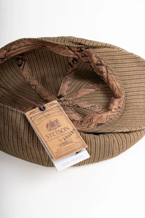 Stetson 8-Panel Cap Cotton/Linen Stripe