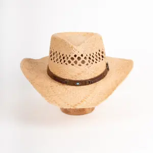Stetson Western Raffia Rifterson, formbare Krempe Westernhut