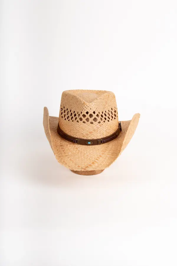 Stetson Western Raffia Rifterson, Strohhut Lochmuster