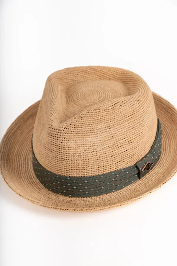 JJ Hats Player Raffia Crochet