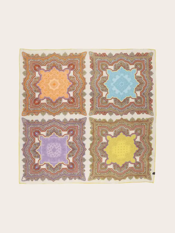 Fraas Seidentuch mit Paisley Muster