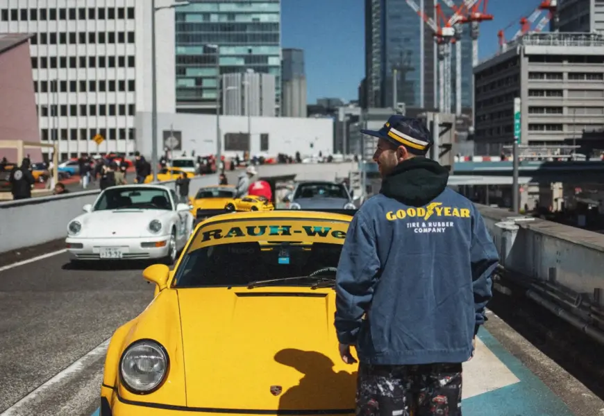 Brixton x Goodyear Trademark Jacket, Brixton x Goodyear – Limited Edition Collection