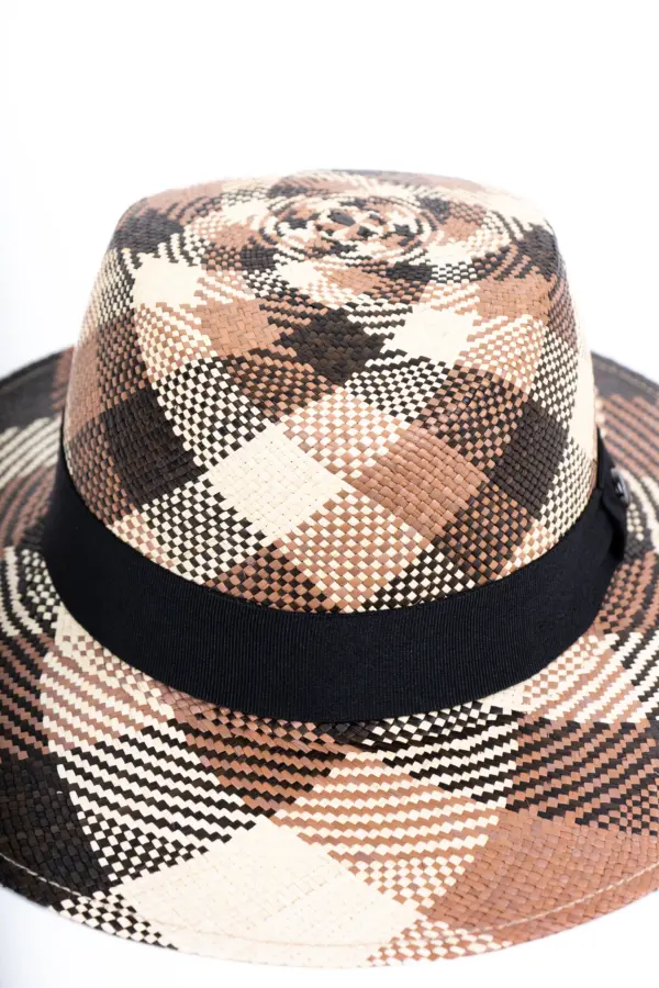 Vintimilla Hat New Bloc Cafe Check Vintimilla Hat New Bloc Cafe Check