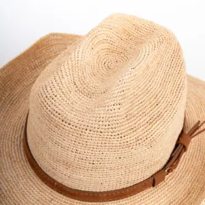 Fiebig Western Strohhut Raffia Crochet