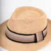Fiebig Trilby Strohhut aus Raffia, natur