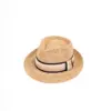 Fiebig Trilby Strohhut aus Raffia, taupe