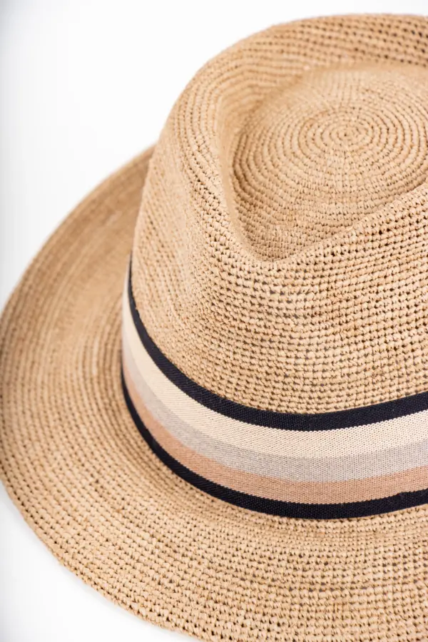 Fiebig Trilby Strohhut aus Raffia