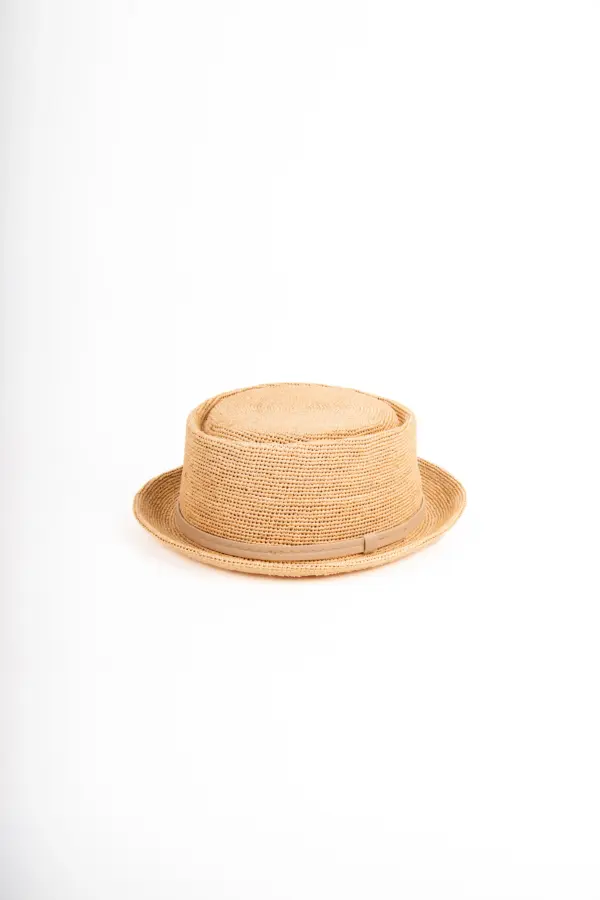 Fiebig Porkpie aus Raffia Stroh