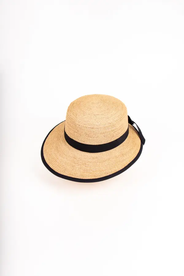 Fiebig Schute aus Raffia mit Einfass