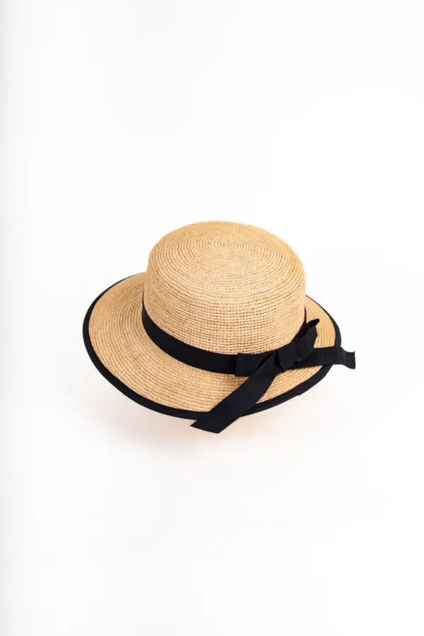 Fiebig Schute aus Raffia mit Einfass