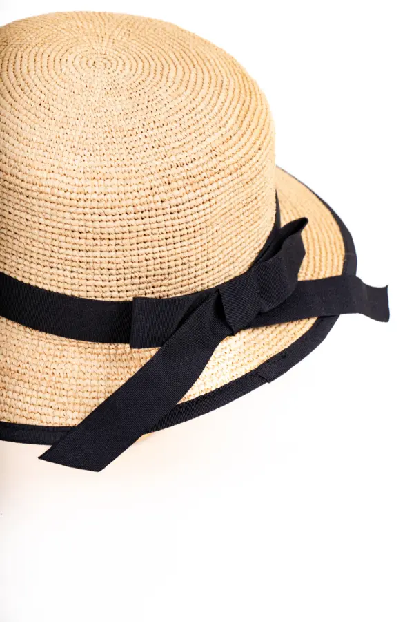 Fiebig Schute aus Raffia mit Einfass