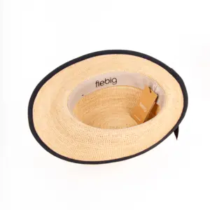 Fiebig Schute aus Raffia mit Einfass