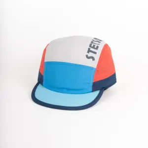 Stetson Outdoor Retro Runners Cap, Beige-Orange-Blau