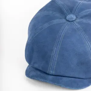 Stetson Hatteras Cap Denim Leather