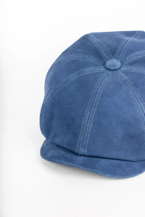 Stetson Hatteras Cap Denim Leather