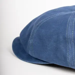 Stetson Hatteras Cap Denim Leather