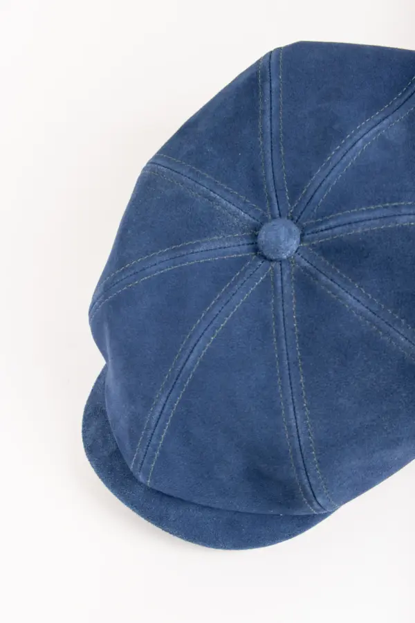Stetson Hatteras Cap Denim Leather