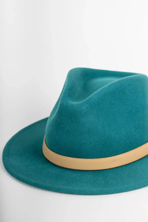 Brixton Messer Fedora Hut Transformative Teal