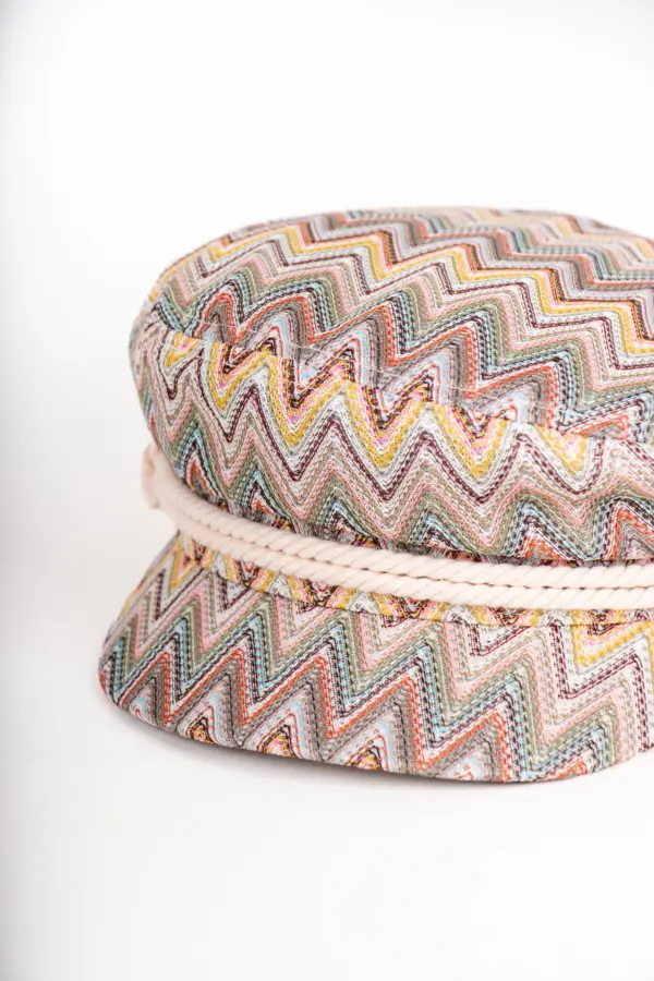 Brixton Fiddler Cap Multi Color Zigzag