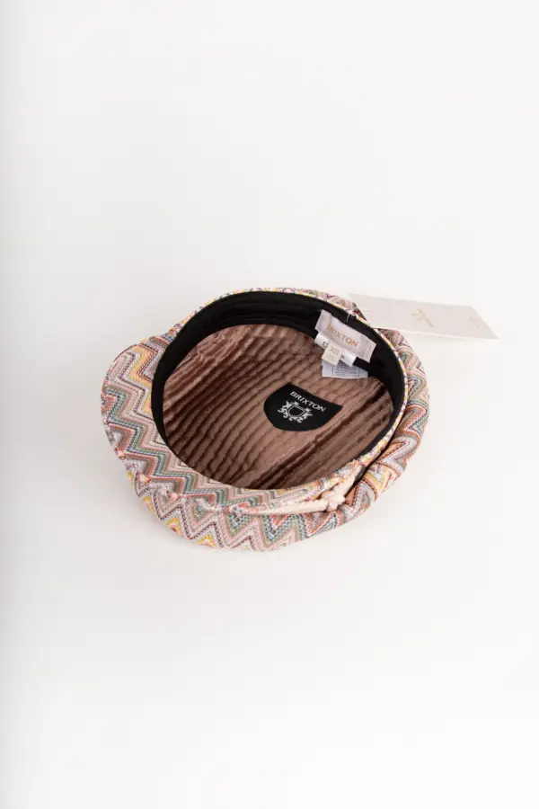 Brixton Fiddler Cap Multi Color Zigzag