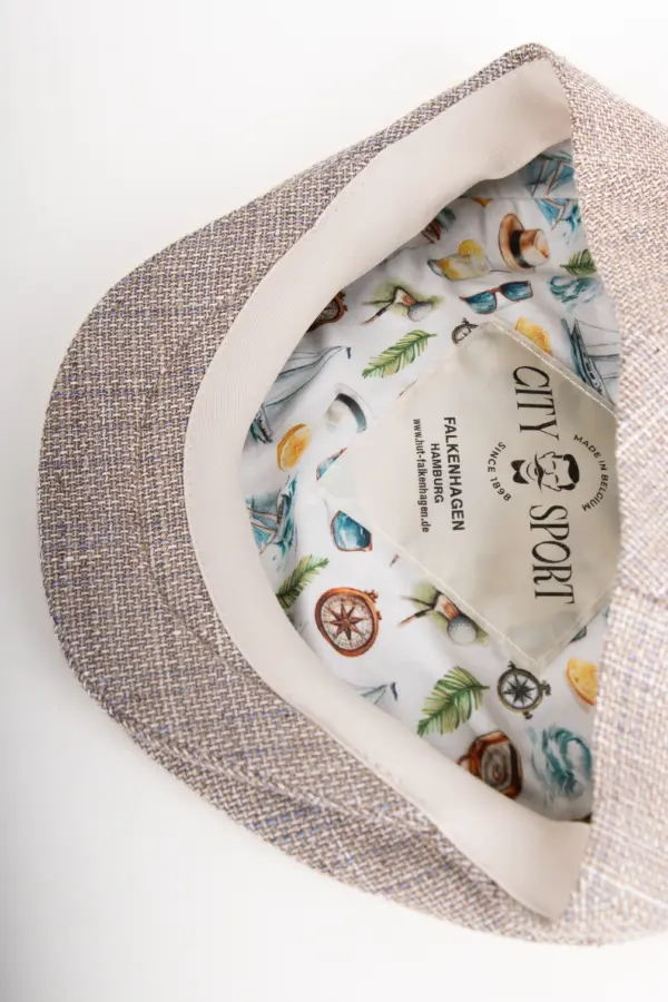 City Sport Flatcap Aaron Leinenmix