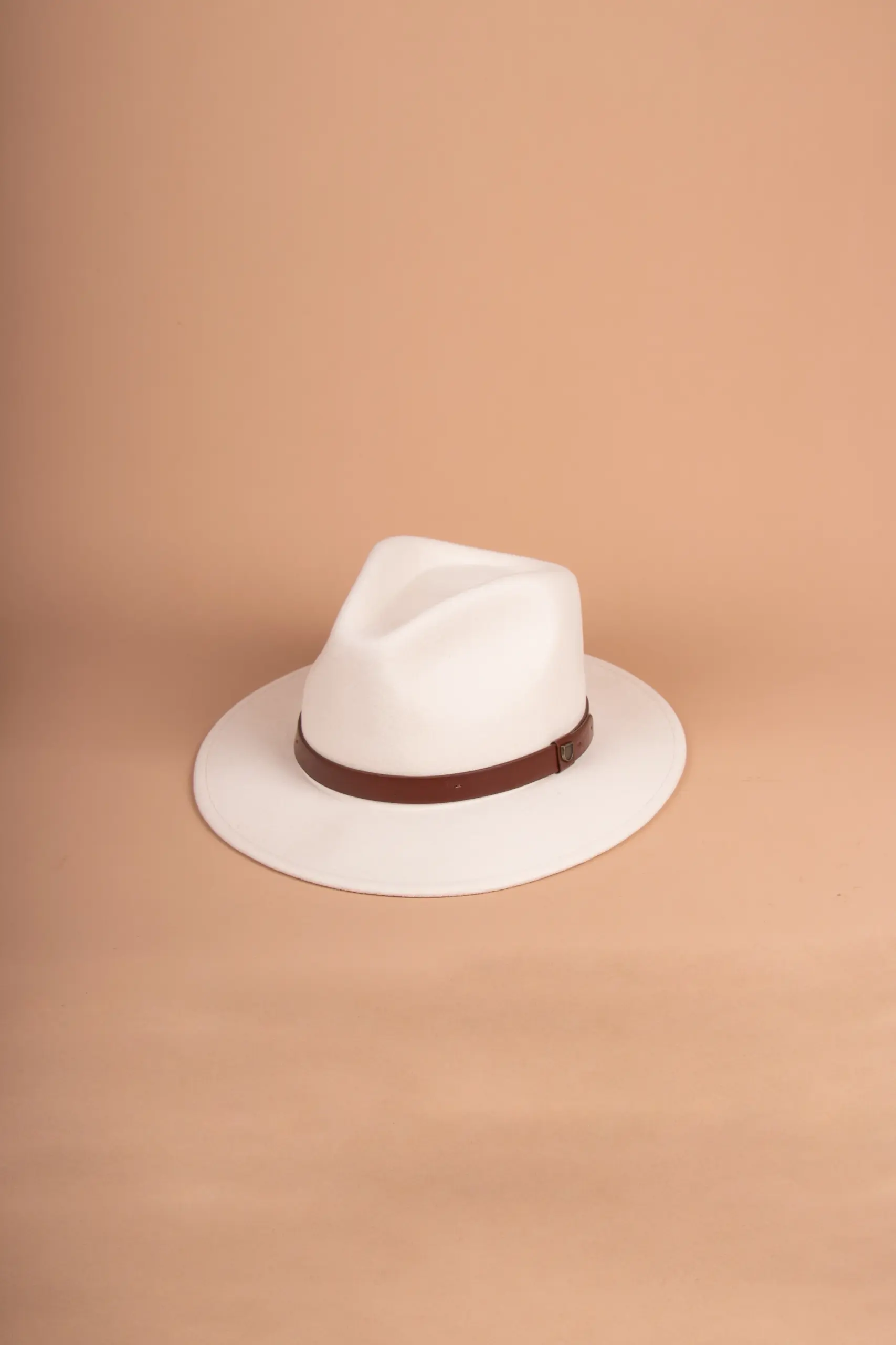 Brixton Messer Fedora Filzhut Offwhite, Hüte Hamburg, Brixton Hamburg