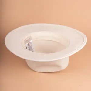 Brixton Messer Fedora Filzhut Offwhite