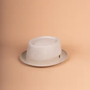 City Sport Pork Pie Summer Herringbone, kleiner Hut für den Sommer