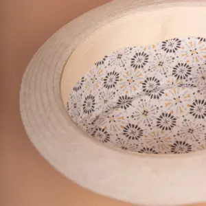 City Sport Pork Pie Summer Herringbone, Baumwollfutter mit Muster