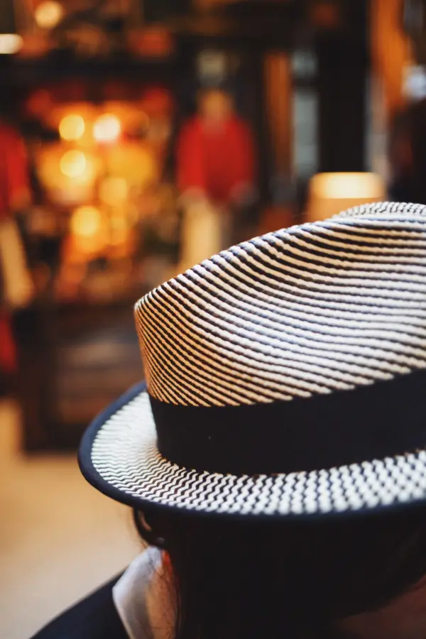 Vintimilla Hat Diamante bicolor