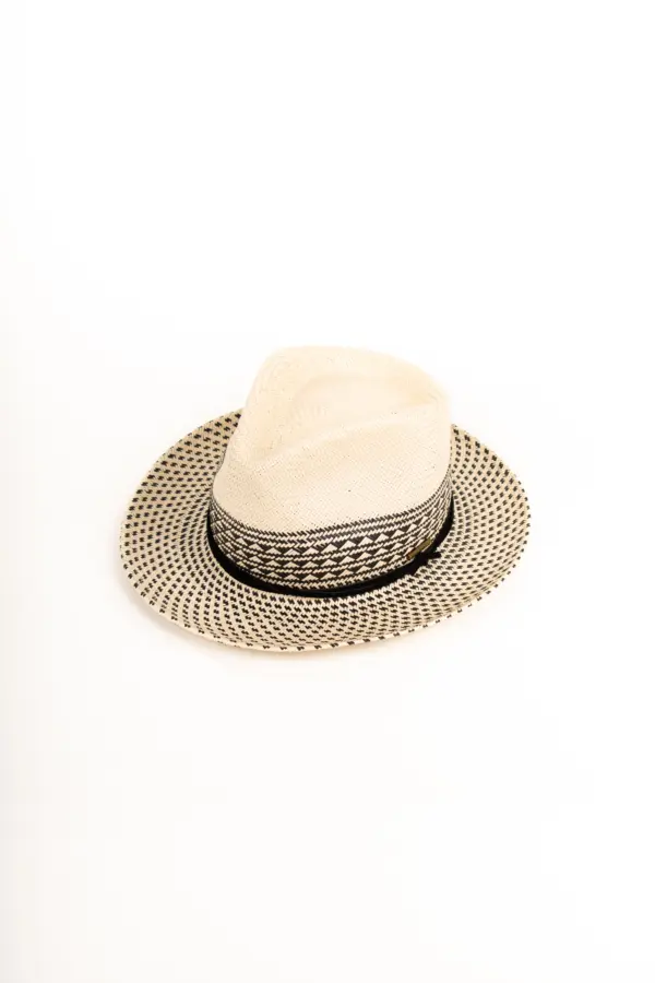 Stetson Meola Twotone Fedora Strohhut