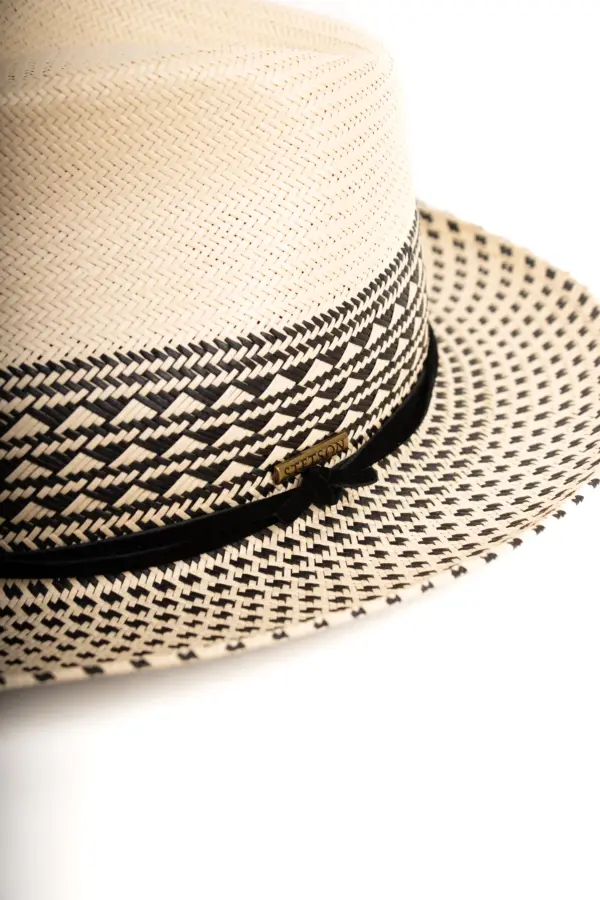 Stetson Meola Twotone Fedora Strohhut