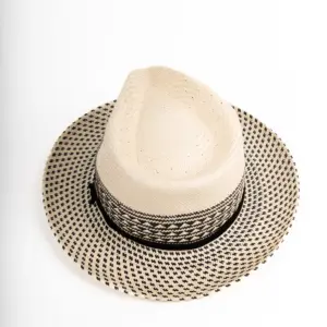 Stetson Meola Twotone Fedora Strohhut
