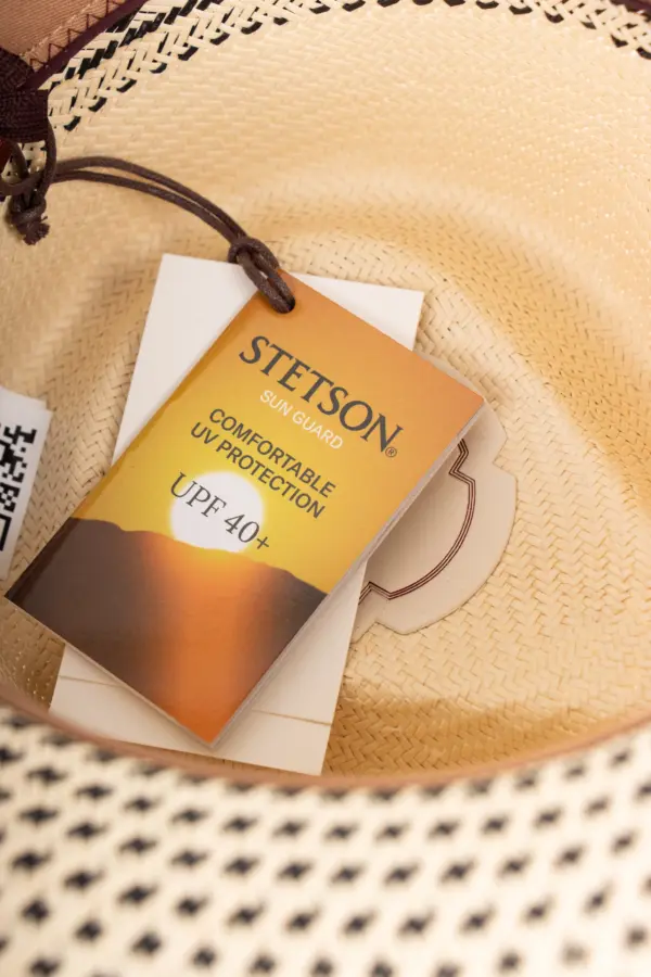Stetson Meola Twotone Fedora Strohhut