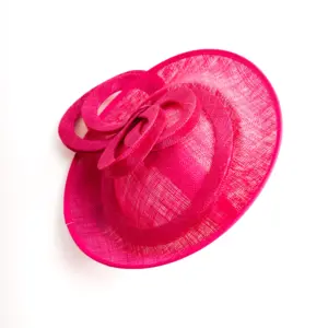 McBURN Fascinator Saucer Daphne, Hot Pink