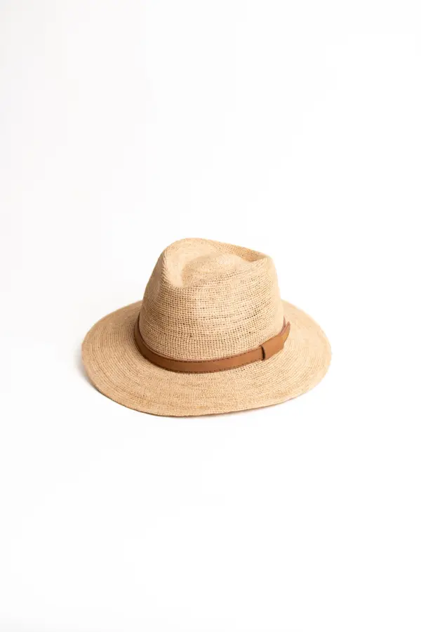 Faustmann Traveller Raffia mit Lederband
