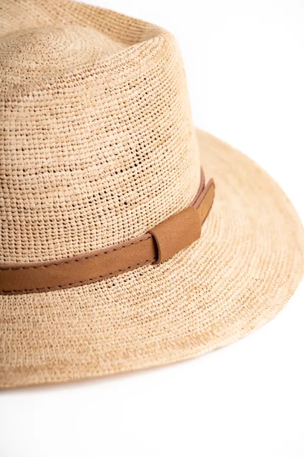Faustmann Traveller Raffia mit Lederband