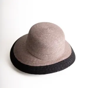 Seeberger Glocke Strohborte mit Kontrastkante