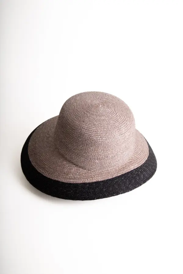 Seeberger Glocke Strohborte mit Kontrastkante