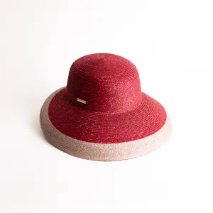 Seeberger Glocke Strohborte mit Kontrastkante