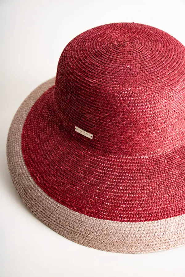 Seeberger Glocke Strohborte mit Kontrastkante