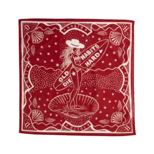 Old Habits Die Hard Cotton Bandana Surf Girl Club
