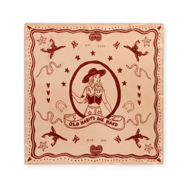 Old Habits Die Hard Bandana Cowgirl in the City Old Habits Die Hard Bandana Cowgirl in the City