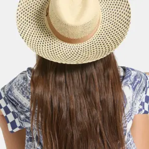 Brixton Evangeline Panama Rancher Hat