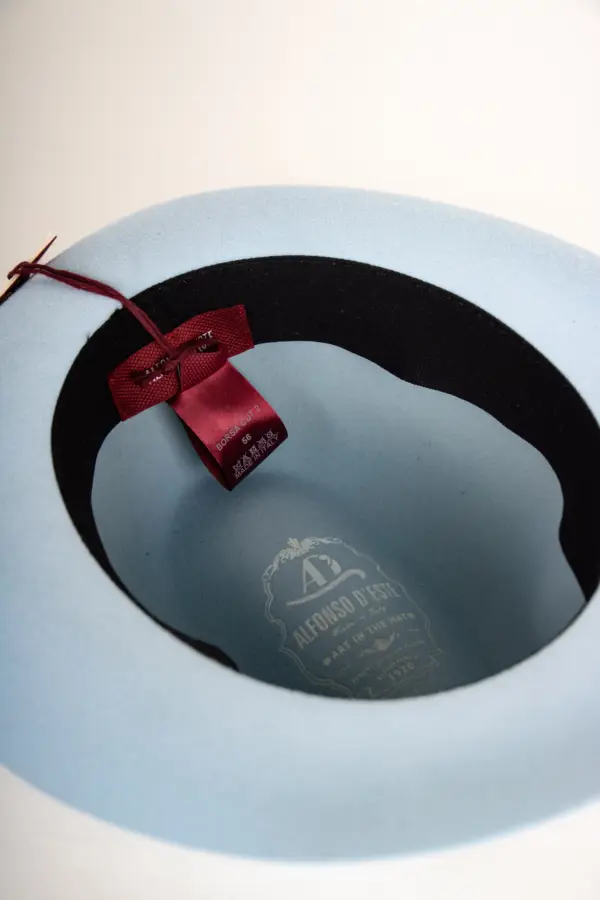 Alfonso D'Este Fedora Borsa Cut 2 Haarfilz